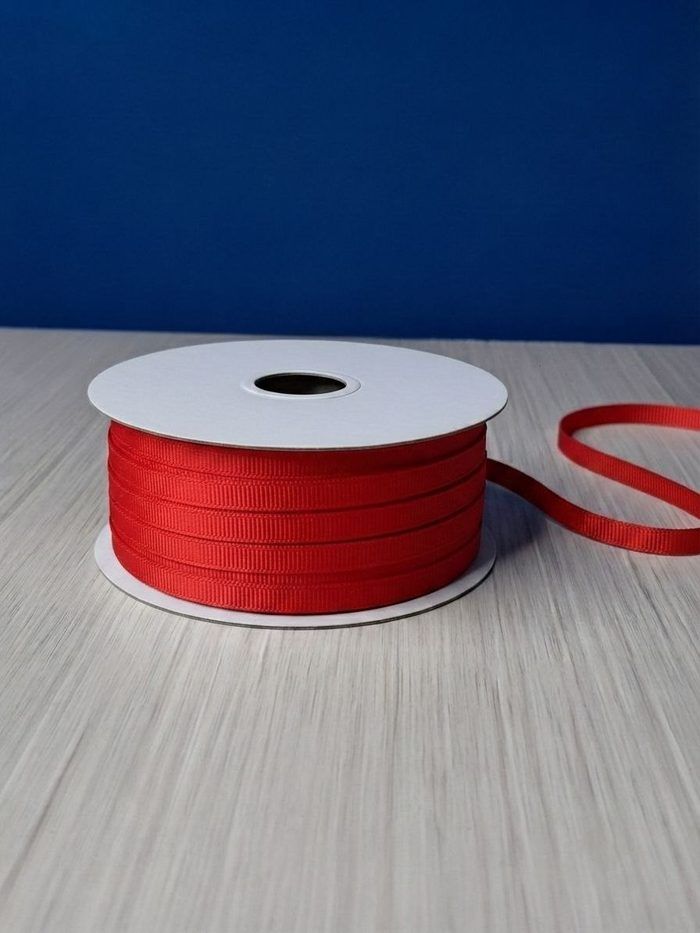 Cinta Gros #1 Rojo Fuego 037 Rolo 92mts
