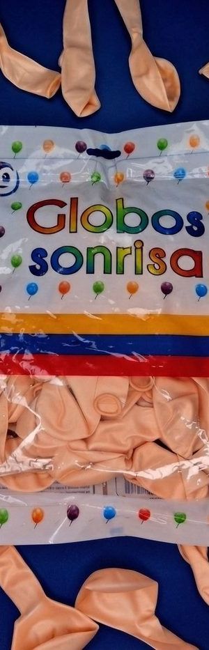 Paquete De Globos Sonrisa - Melon