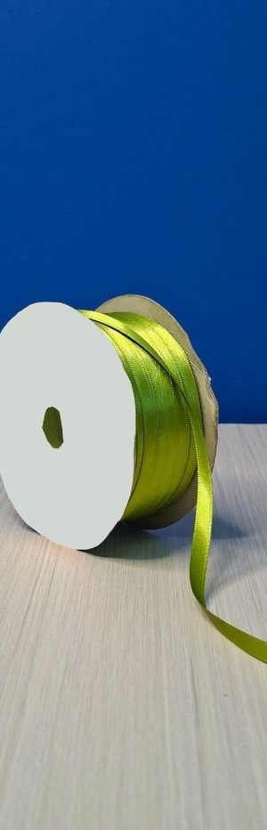 Cinta Raso #1 Verde Oliva Rollo 92mts