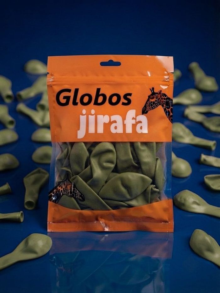 Paquete De Globos Jirafa - R10 Kaki