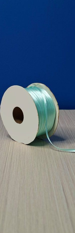 Cinta Raso #0 Verde Manzana 040 Rollo 92mts
