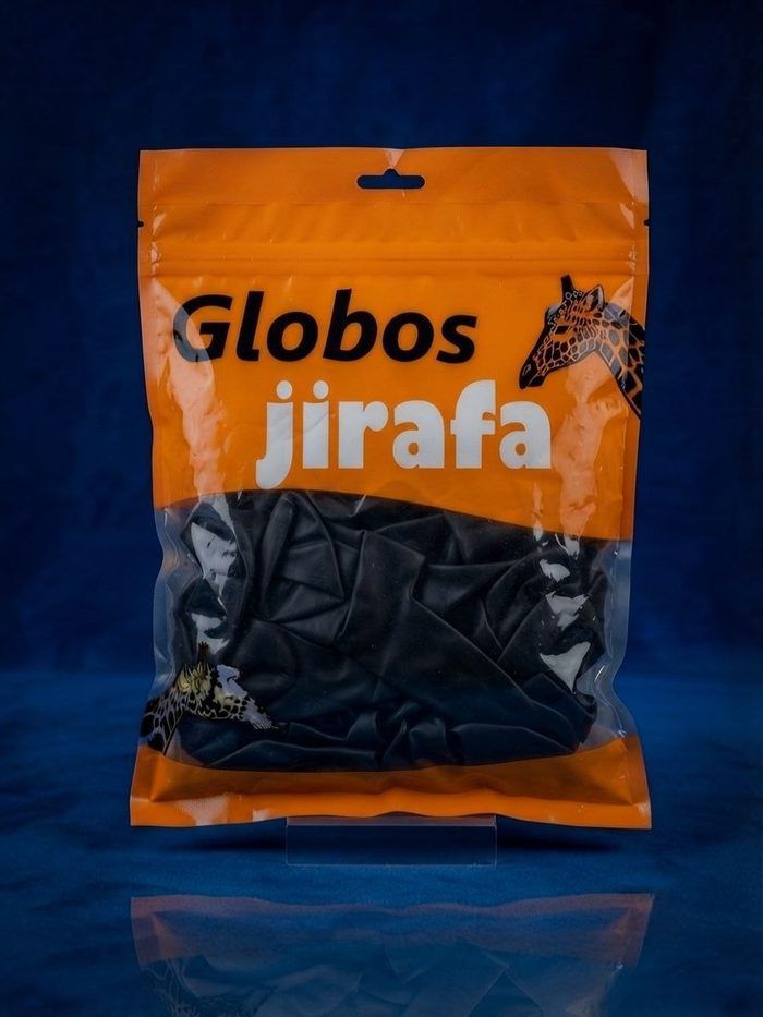 Paquete De Globos Jirafa - R10 Azul Prusia 50pz