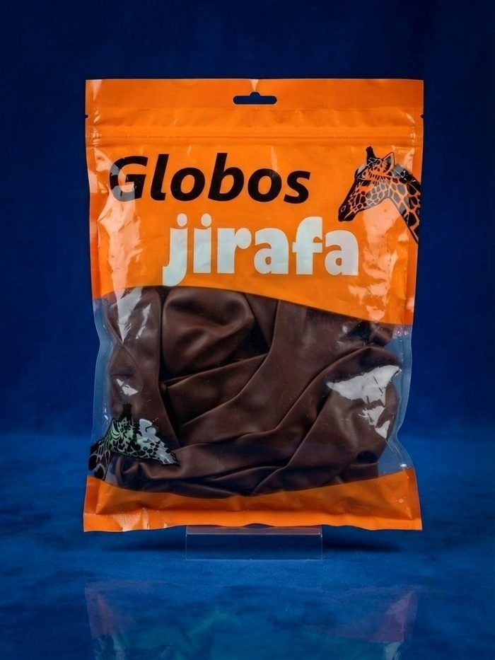Paquete De Globos Jirafa - R18 Vinotinto 25pz