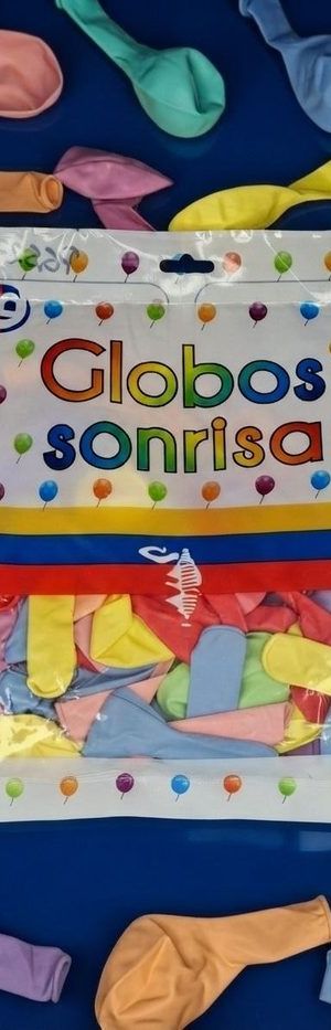 Paquete De Globos Sonrisa - Surtido Pastel