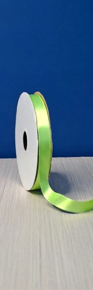 Cinta Raso #3 Verde Citrico 048 Rollo 46mts