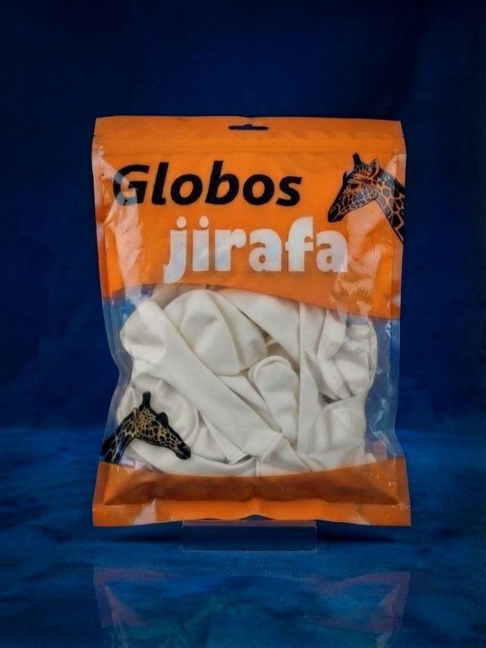 Paquete De Globos Jirafa - R5 Blanco 50pz