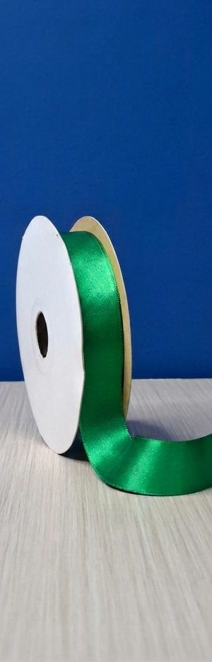 Cinta Raso #5 Verde Esmeralda 041 Rollo 23mts