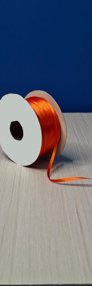 Cinta Raso #0 Mandarina 033 Rollo 92mts