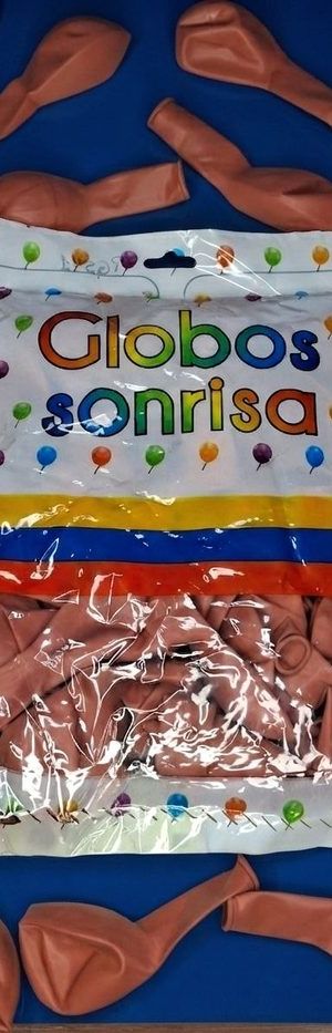 Paquete De Globos Sonrisa - Guayaba