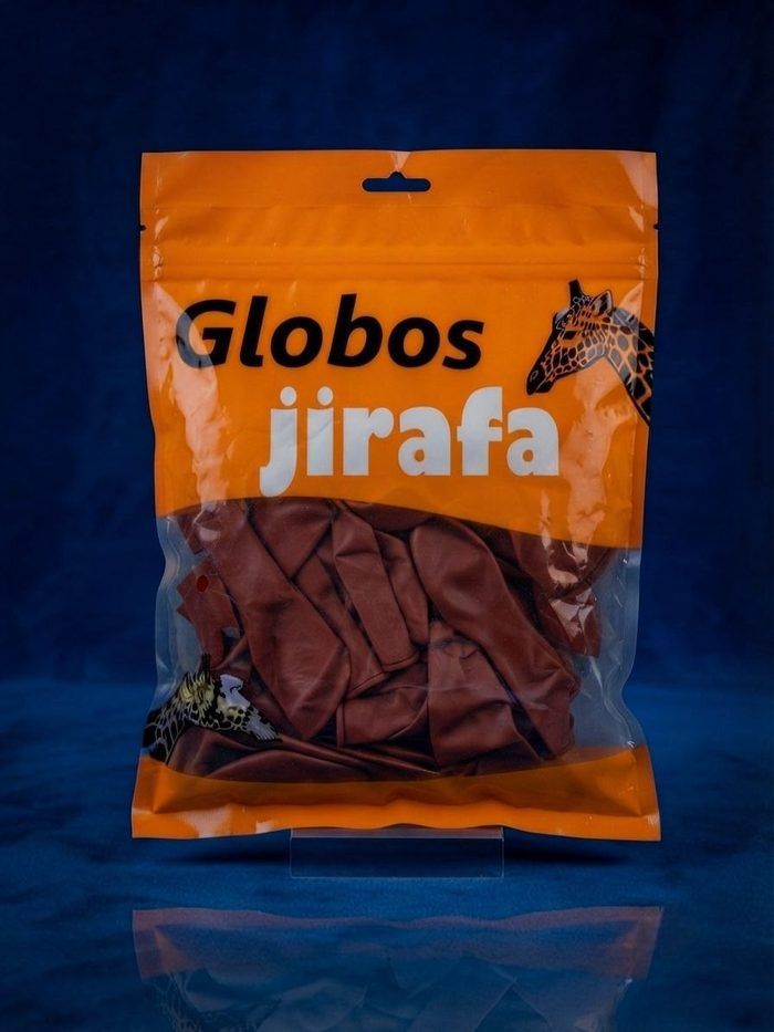 Paquete De Globos Jirafa - R10 Granate Rojo 50pz