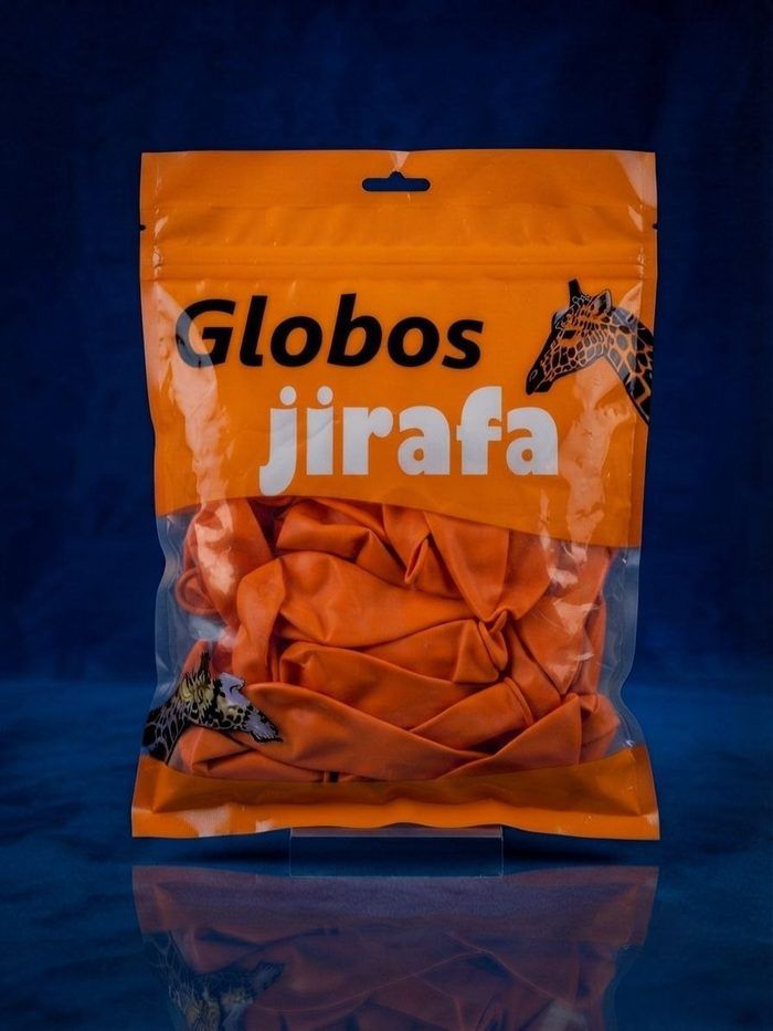 Paquete De Globos Jirafa - R10 Naranja 50pz