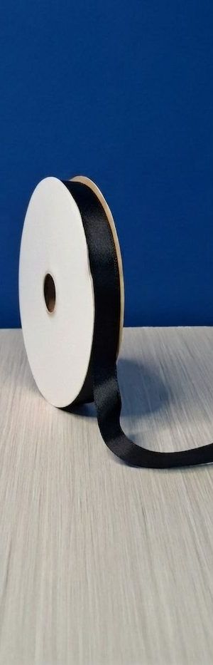 Cinta Raso #3 Negro 070 Rollo 46mts