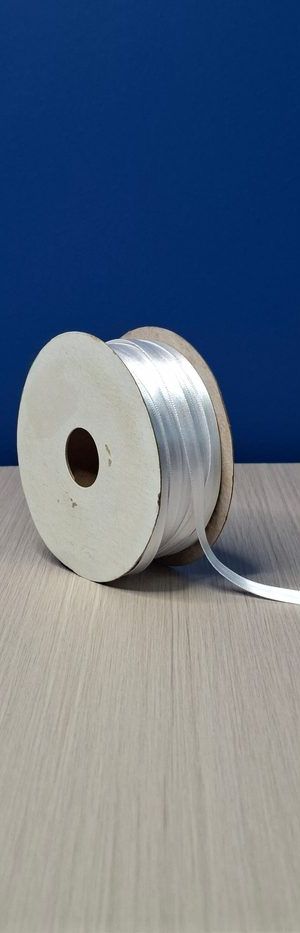 Cinta Raso #1 Blanco 001 Rollo 92mts