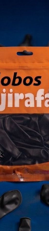 Paquete De Globos Jirafa - R5 Negro 50pz