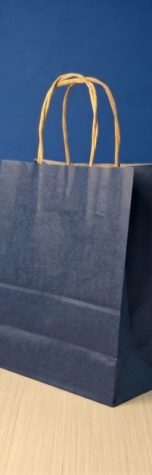 Bolsa Kraft Mediana - Azul Marino