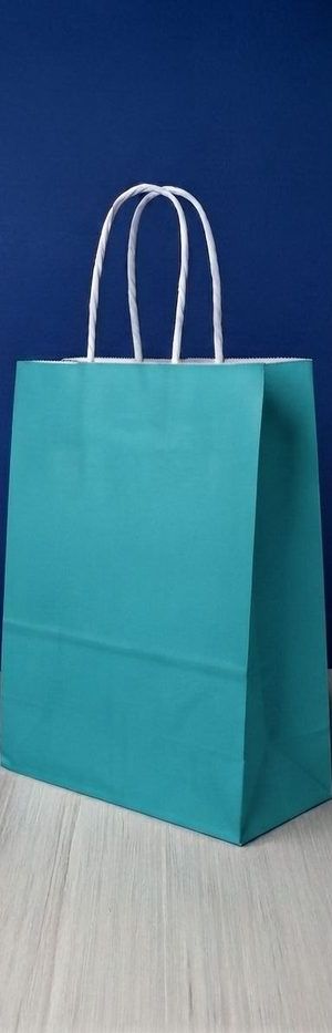 Bolsa Kraft Pequeña - Turqueza
