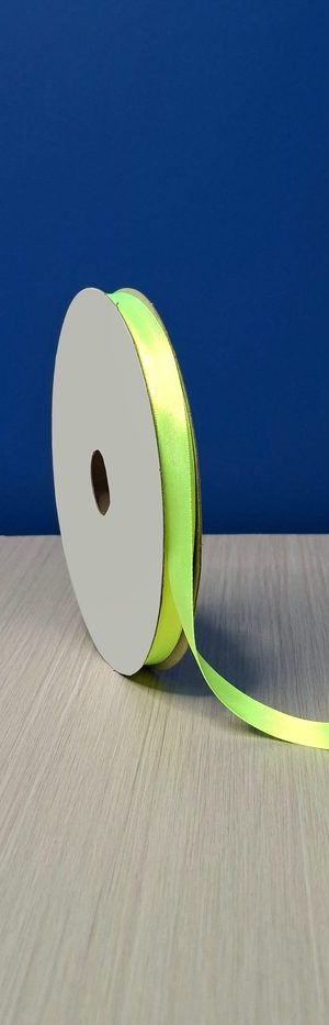 Cinta Raso #2 Amarillo Fluorescente 010 Rollo 46mts