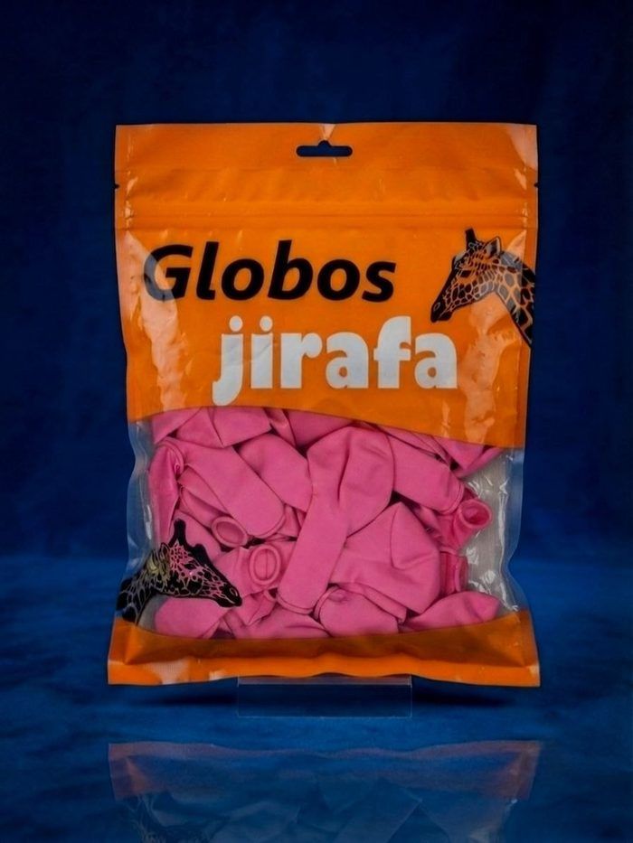Paquete De Globos Jirafa - R10 Rosado 50pz