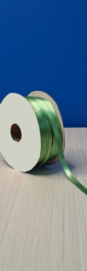 Cinta Raso #1 Verde Musgo 007 Rollo 92mts