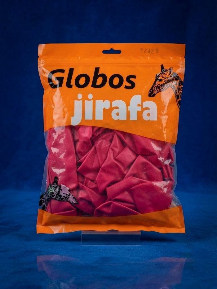 Paquete De Globos Jirafa - R10 Fucsia 50pz