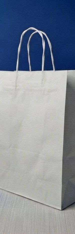Bolsa Kraft Grande - Blanco