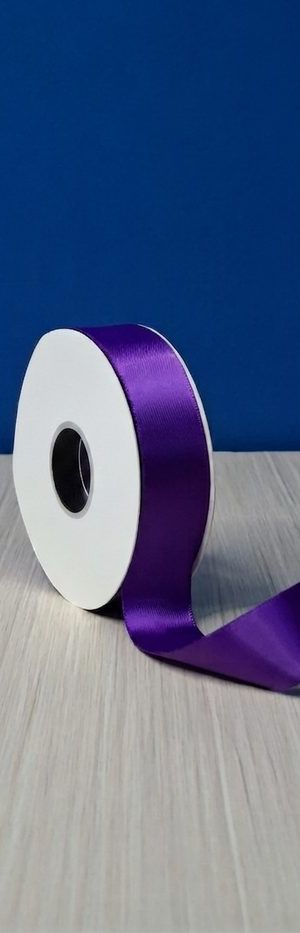 Cinta Raso Ls #5 - Morado Púrpura 465 (23mts)