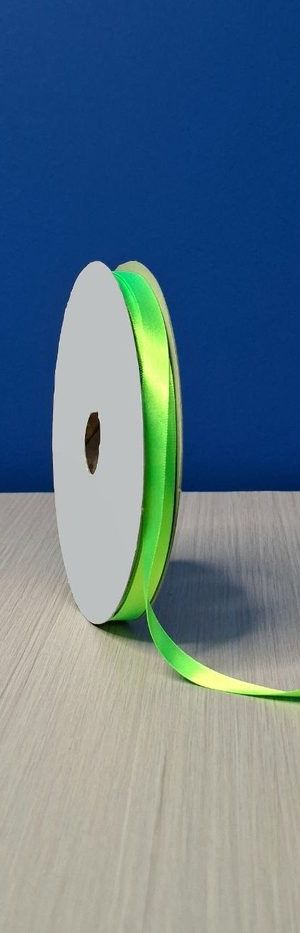 Cinta Raso #2 Verde Fluorescente 046 Rollo 46mts