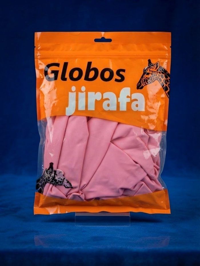 Paquete De Globos Jirafa - R36 Rosado 10pz
