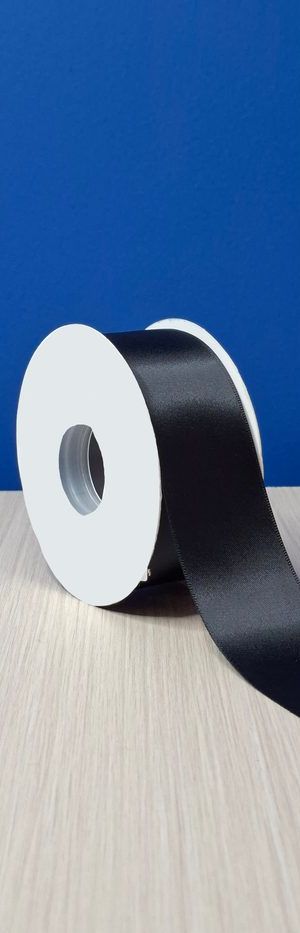 Cinta Raso Ls #9 - Negro 030 (23mts)