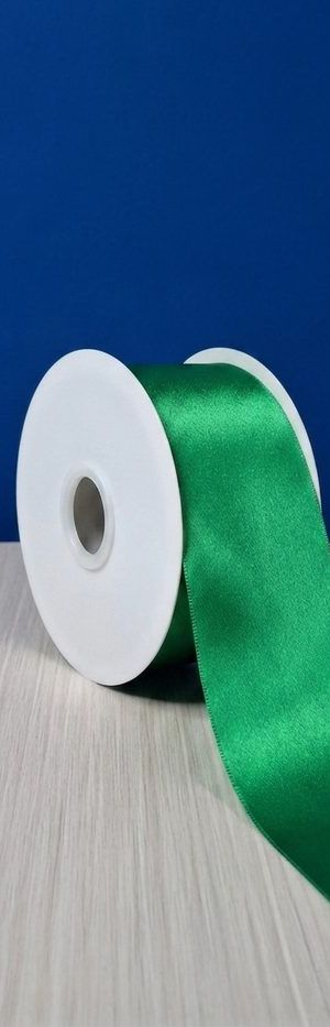 Cinta Raso #22 Verde Fluorescente 046 Rollo 23mts