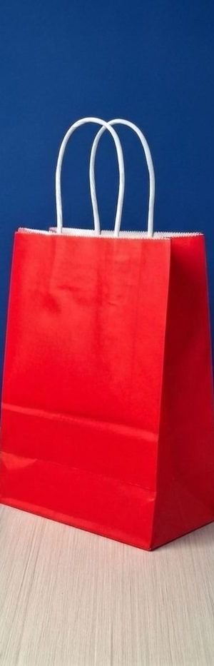 Bolsa Kraft Pequeña - Roja