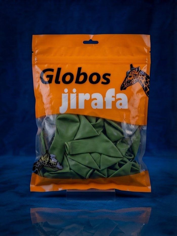 Paquete De Globos Jirafa - R10 Verde Oliva 50pz