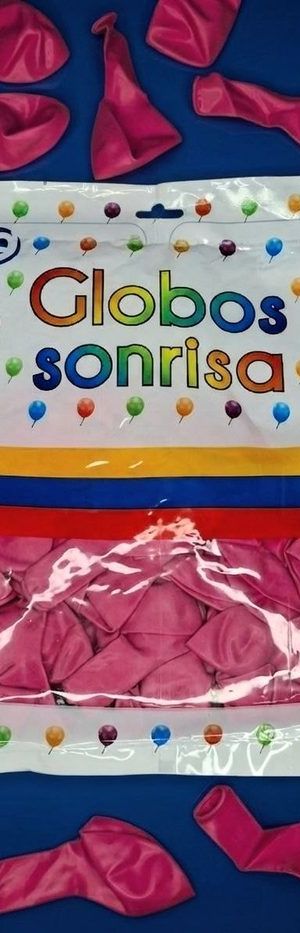 Paquete De Globos Sonrisa - Fucsia
