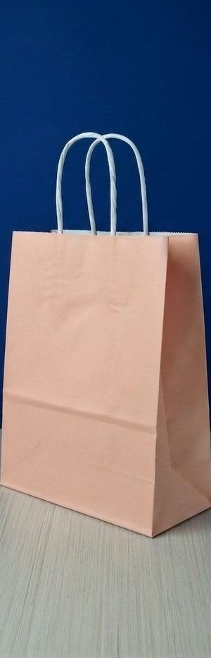 Bolsa Kraft Pequeña - Coral