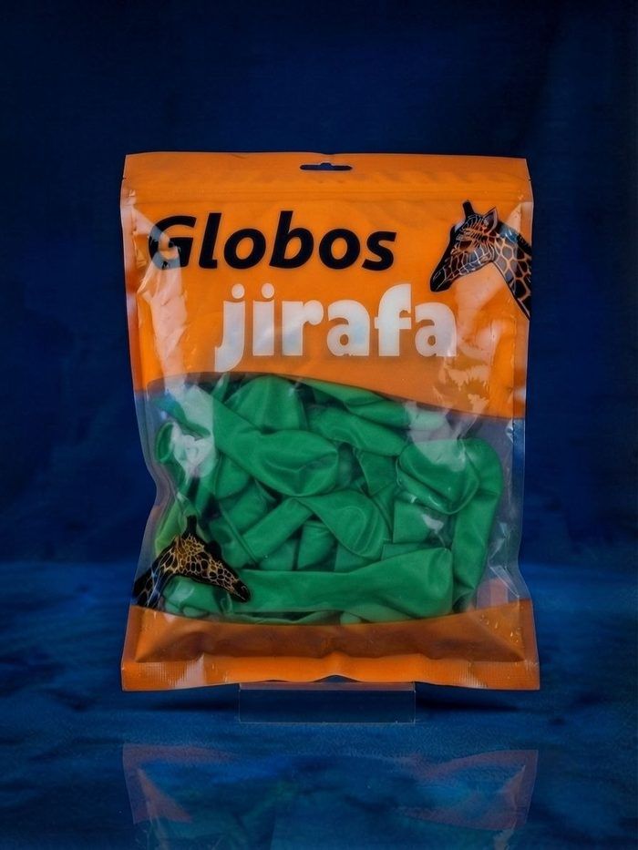 Paquete De Globos Jirafa - R5 Verde Esmaralda 50pz