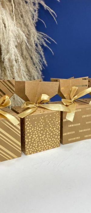 Caja "adela" Grande Color Kraft Ckd-Ag