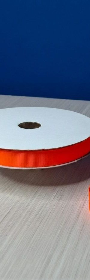 Cinta Gros #3 Naranja Fluorescente 034 Rollo 46mts