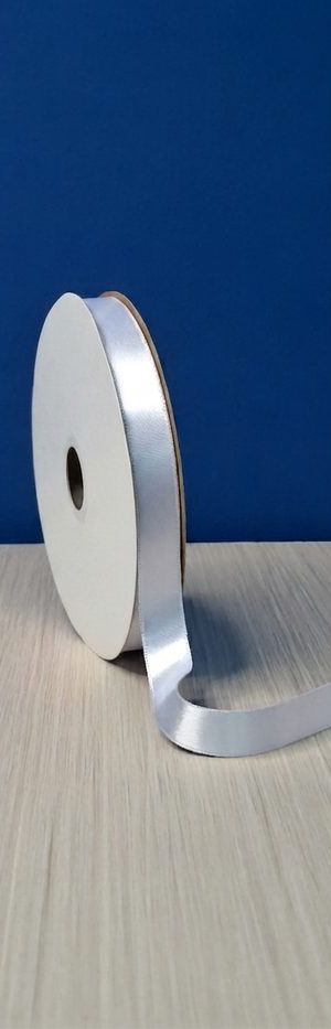 Cinta Raso #3 Blanco 001 Rollo 46mts