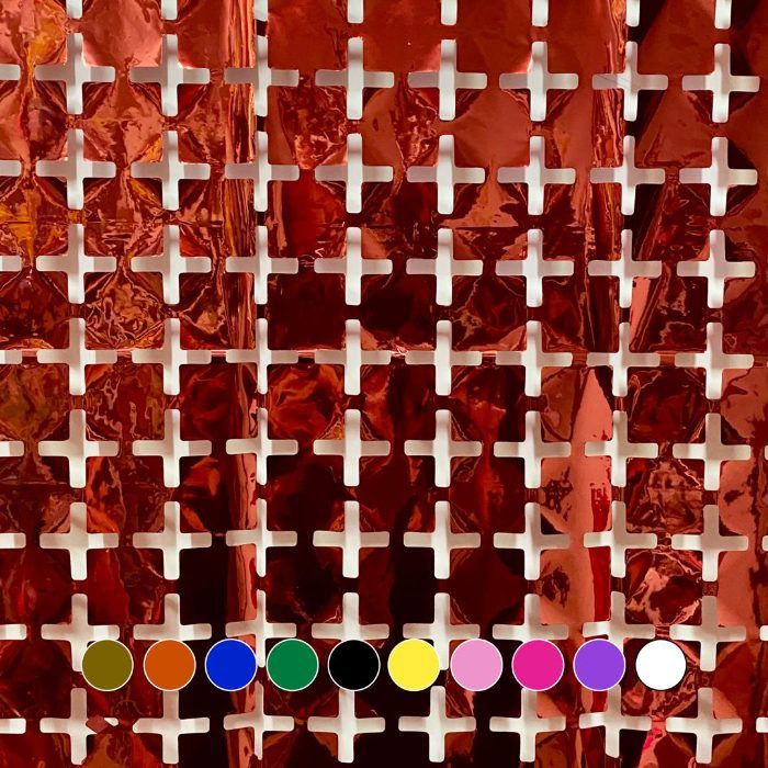 Cortinas De Cuadros Pequeños (2mtsx1mts)