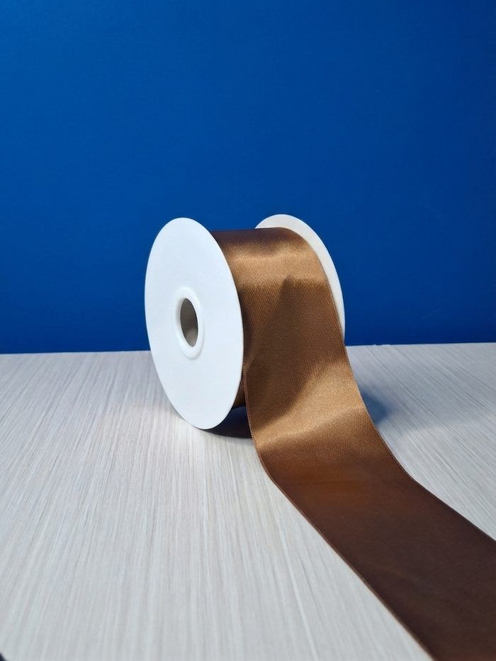 Cinta Raso #22 Marron 052 Rollo 23mts