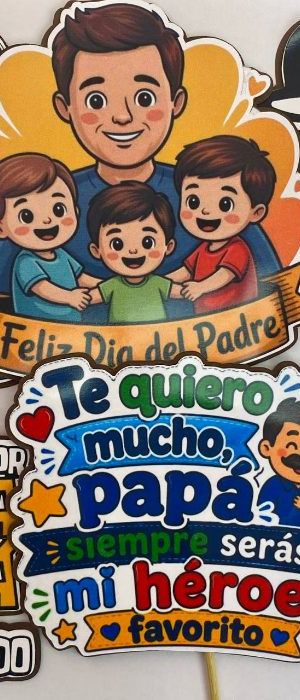 Topper De 8pzas Día Del Padre Tpm8p73
