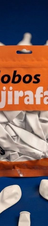 Paquete De Globos Jirafa - R5 Blanco 50pz