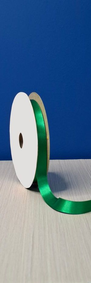 Cinta Raso #3 Verde Esmeralda 041 Rollo 46mts
