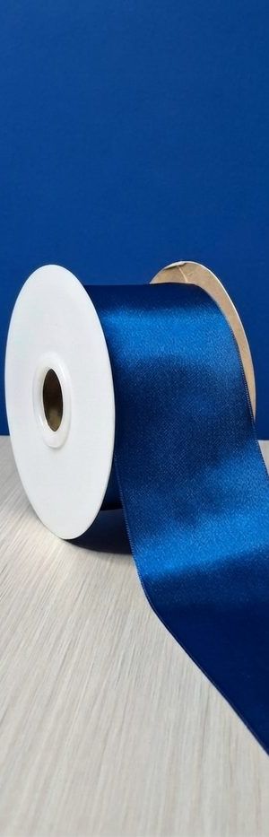 Cinta Raso #22 Azul Marino 026 Rollo 23mts