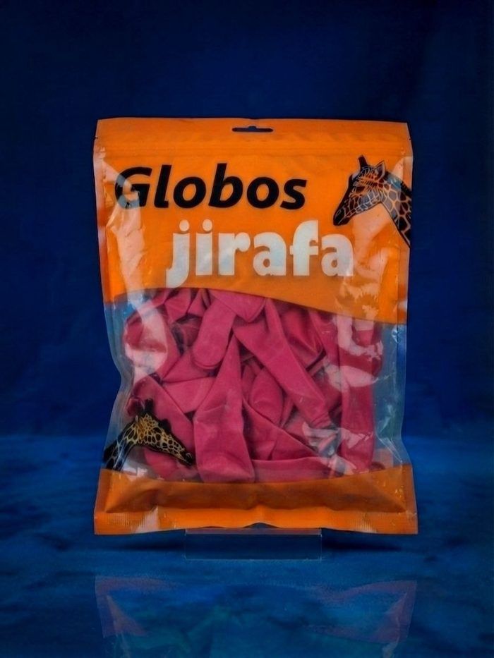 Paquete De Globos Jirafa - R5 Fucsia 50pz