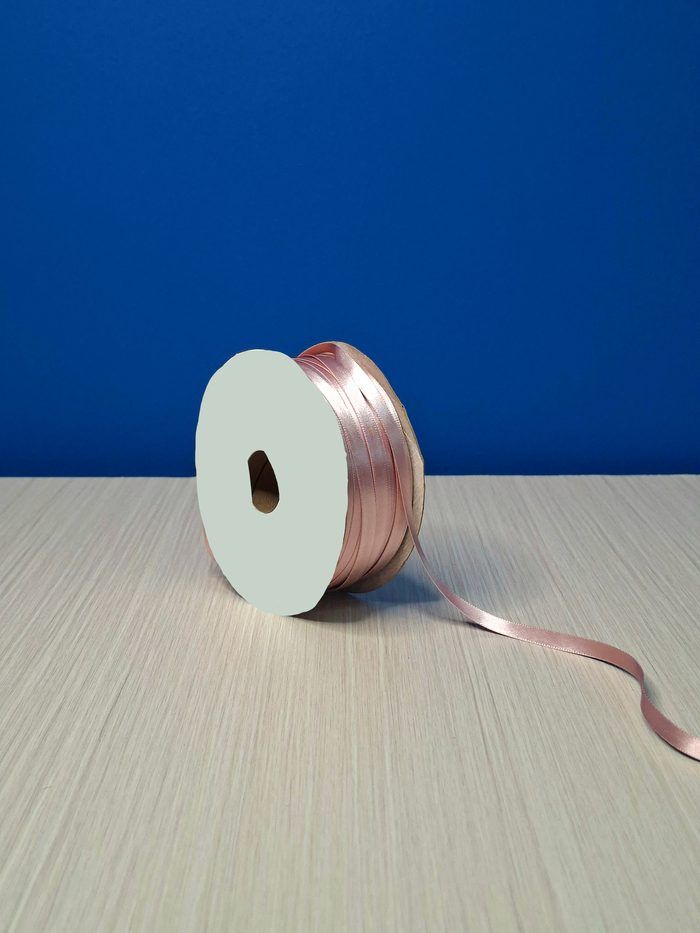 Cinta Raso #1 Rosa Vieja 029 Rollo 92mts