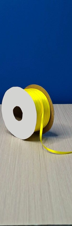 Cinta Raso #0 Amarillo 011 Rollo 92mts