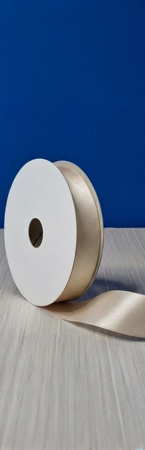Cinta Raso #5 Beige 050 Rollo 23mts