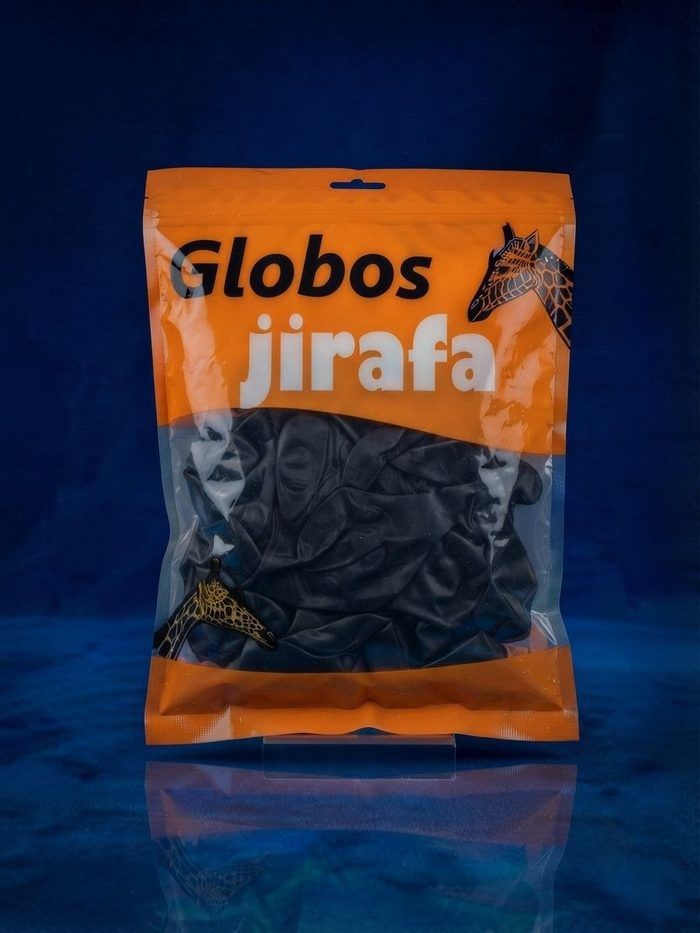 Paquete De Globos Jirafa - R5 Negro 50pz