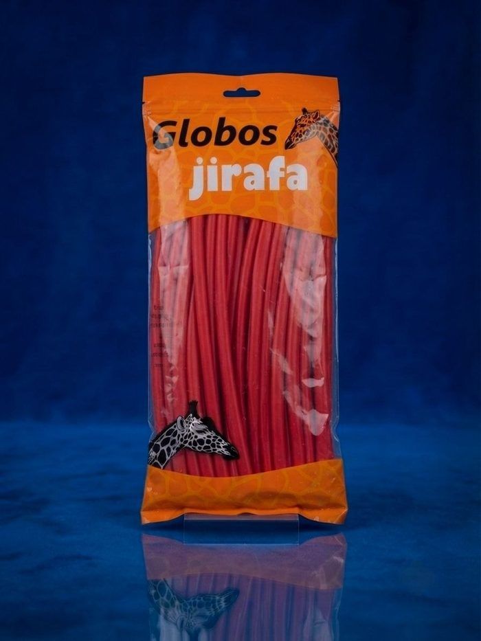 Paquete De Globos Jirafa - 260 "mil Figuras" Rojo 100 Und